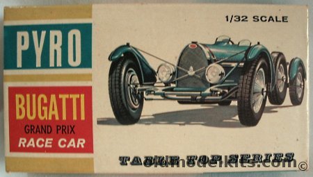 Pyro 1/32 1933 Bugatti Model 59 Grand Prix Racer Car, C303-50 plastic model kit